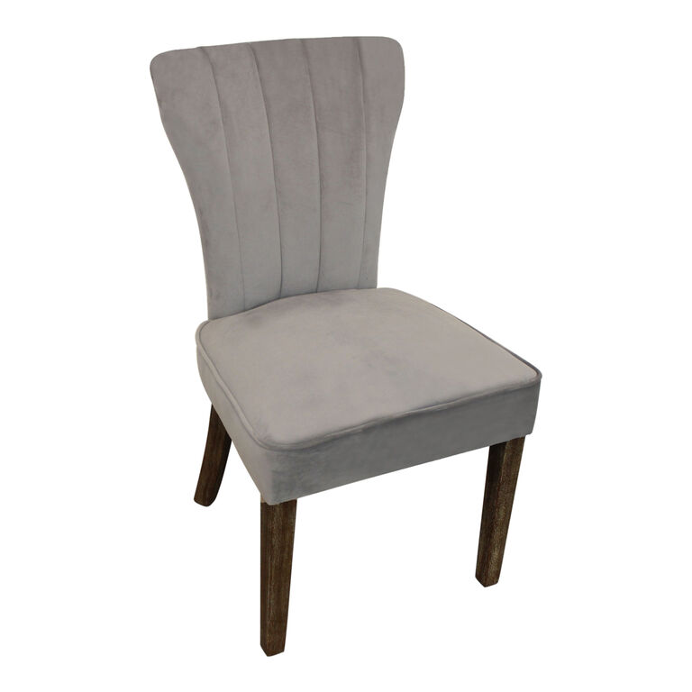 Lillie Velvet Tufted Upholstered Dining Chair 2 Piece Set image number 1