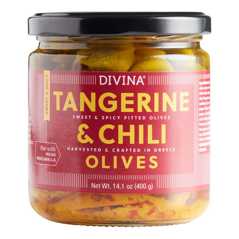 Divina Tangerine and Chili Pitted Olives image number 1