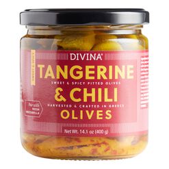 Divina Tangerine and Chili Pitted Olives