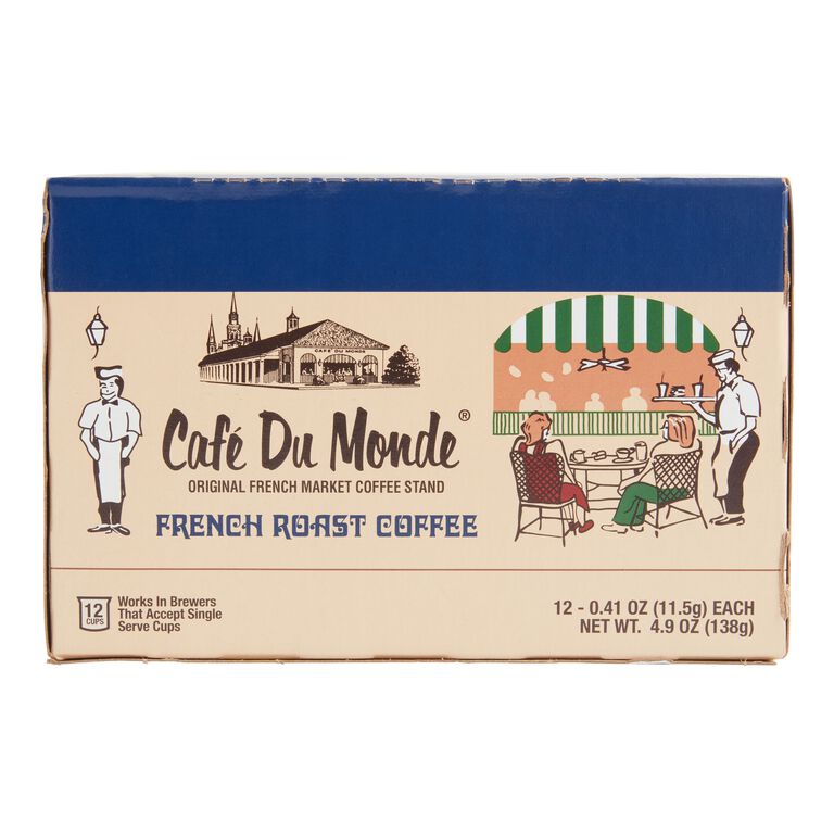 Café Du Monde French Roast K-Cup Coffee Pods 12 Count image number 1