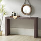 Vince Distressed Wood Console Table image number 1