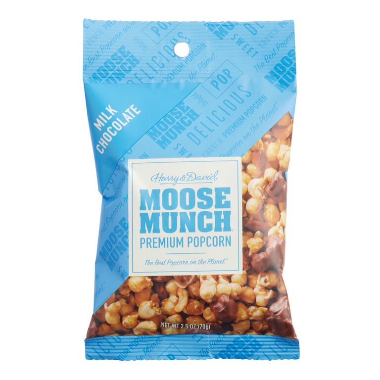 Harry & David Milk Chocolate Moose Munch Popcorn Snack Size image number 1