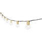 Gold Bistro Indoor Outdoor LED 25 Bulb String Lights image number 0