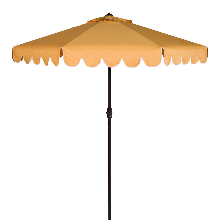 Scalloped 9 Ft Tilting Patio Umbrella image number 1