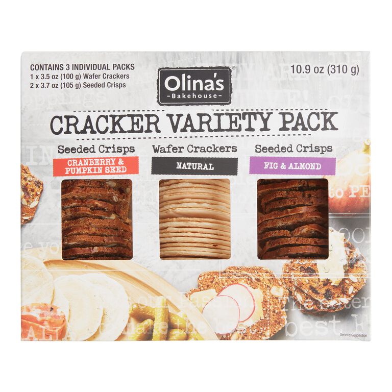 Olina's Artisan Crackers Variety Pack image number 1