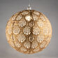 Round Dewdrop Fabric Lantern Pendant Lamp image number 5