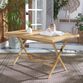 Afton All Weather Wicker Outdoor Folding Table image number 1