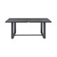 Chania Dark Gray Metal Outdoor Dining Table image number 2