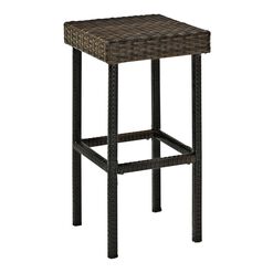 Pinamar All Weather Wicker Outdoor Barstool Set of 2