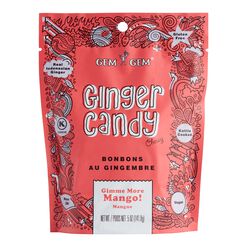 Gem Gem Mango Ginger Chewy Candy Set Of 2
