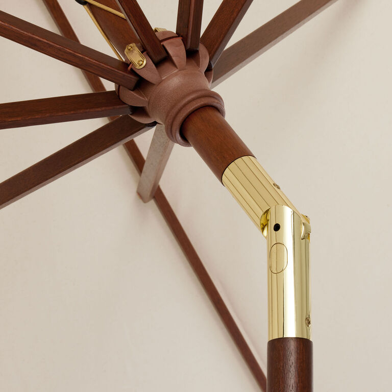 Wood Crank Lift Tilting 9 Ft Patio Umbrella Frame and Pole image number 5