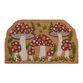 Red and Ivory Toadstool Mushrooms Coir Doormat image number 0