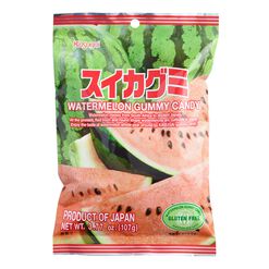Kasugai Watermelon Gummy Candy Set of 4