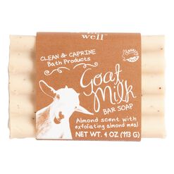 Be Well Almond Goat Milk Bar Soap Set Of 2