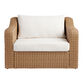 San Marcos Oversized All Weather Wicker Outdoor Armchair image number 2
