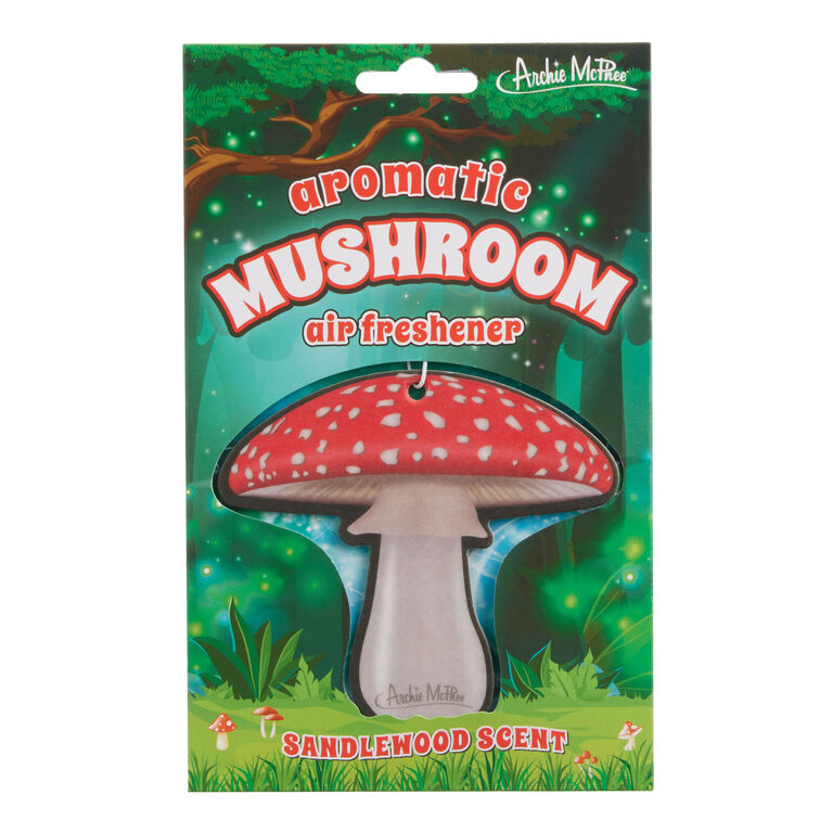 Archie McPhee Sandalwood Scent Mushroom Air Freshener image number 1