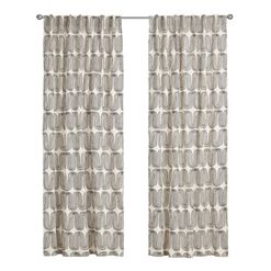 Arches Cotton Sleeve Top Curtains Set Of 2