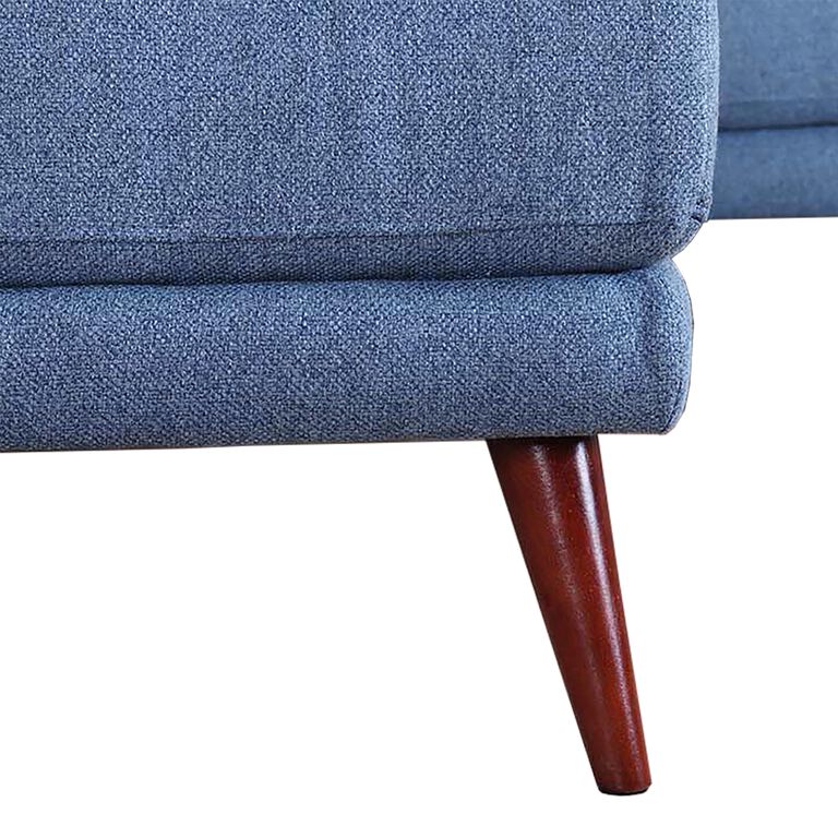 Campbell Indigo Blue Left Facing 2 Piece Sectional Sofa image number 5