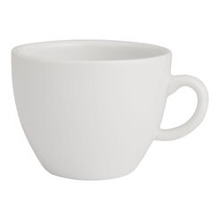 Coupe White Porcelain Espresso Mug