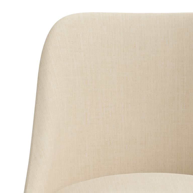 Kian Linen Upholstered Barstool image number 5