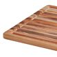 Teakhaus Large Edge Grain Wood Trencher Cutting Board image number 1