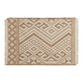 Cream And Tan Zigzag Jacquard Placemat Set of 4 image number 0