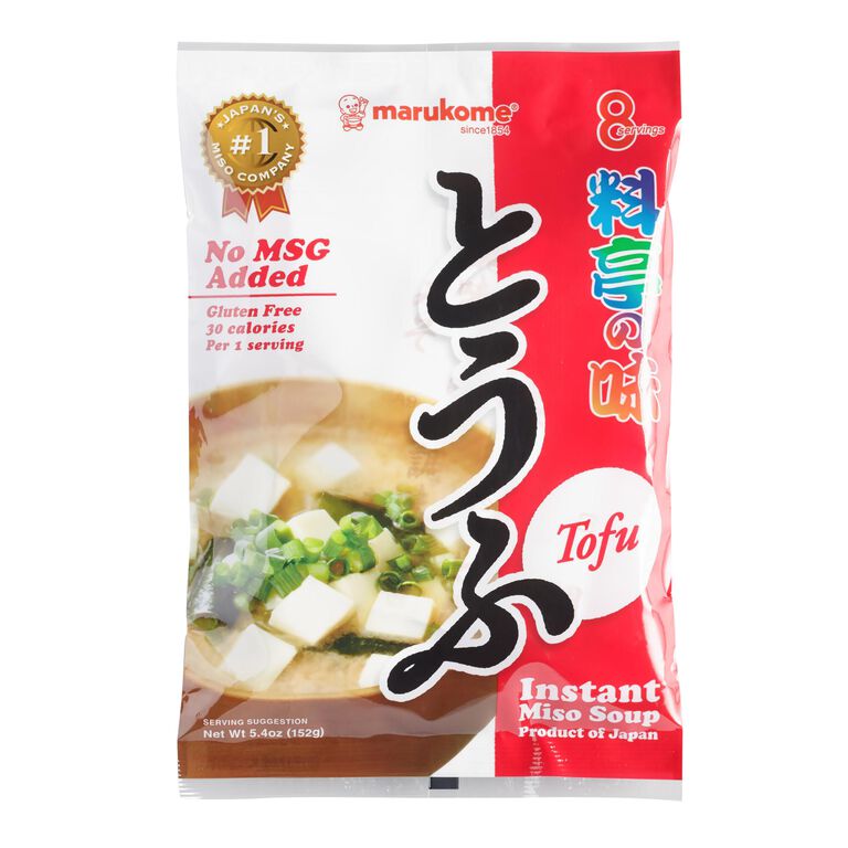 8 Pack Marukome Instant Miso Tofu Set of 2 image number 1