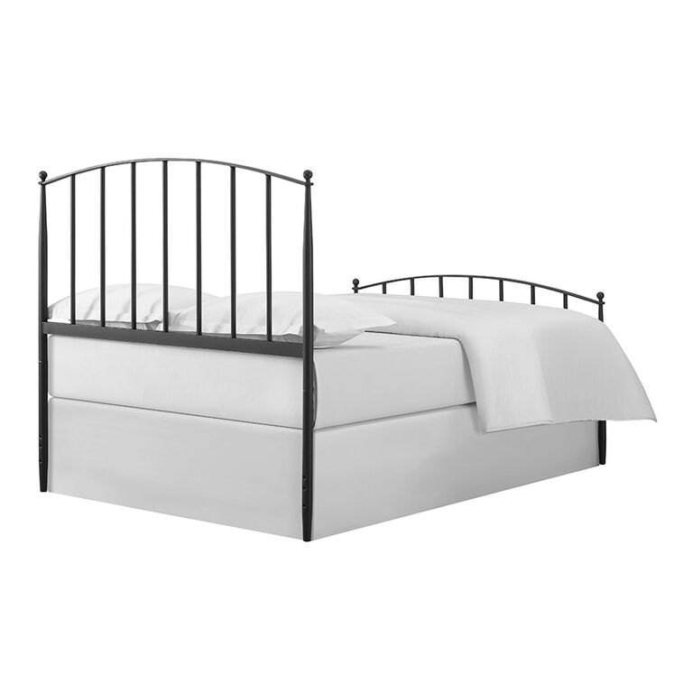 Keily Charcoal Steel Spindle Queen Bed image number 5