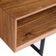 Emilio Wood and Metal Coffee Table with Shelves image number 4