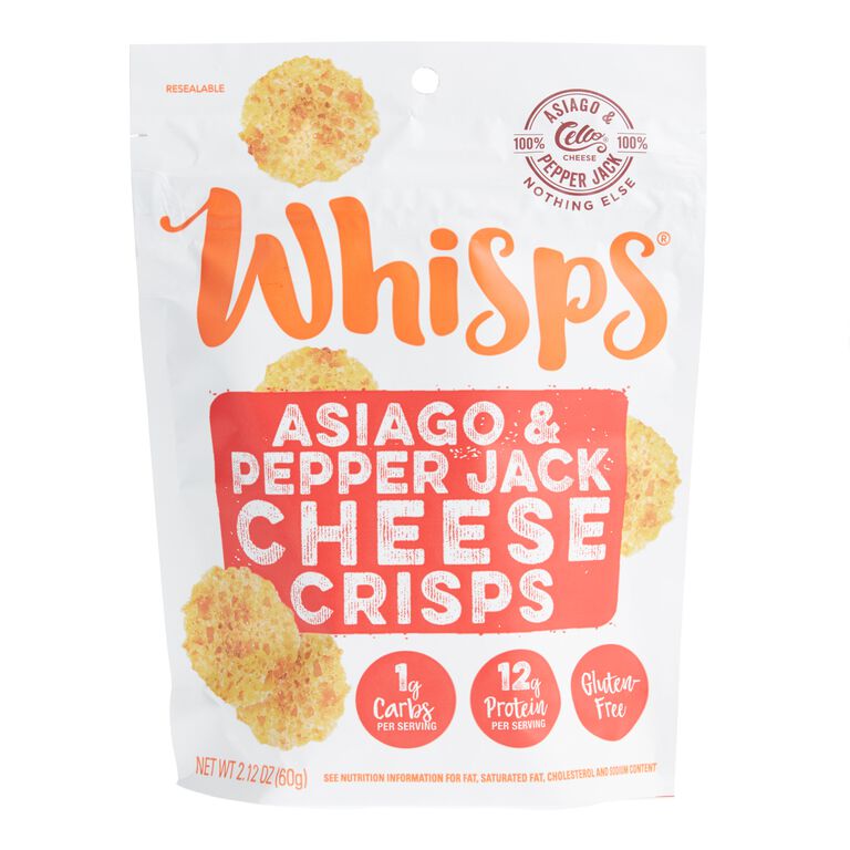 Whisps Asiago and Pepper Jack Cheese Crisps image number 1