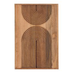 Natural Wood Arches Panel Wall Decor