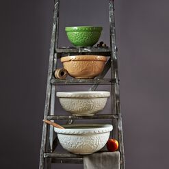 Mason Cash Mini Green Hedgehog Ceramic Mixing Bowls Set of 2