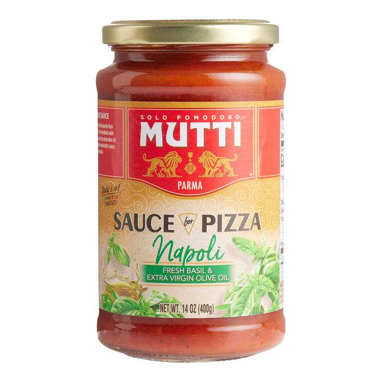 Mutti Napoli Basil and Extra Virgin Olive Oil Pizza Sauce image number 1