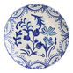 Blue And Aqua Floral Hand Painted Dinnerware Collection image number 3