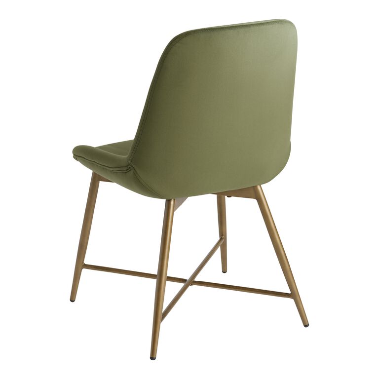Tyler Velvet Upholstered Dining Chair Set of 2 image number 3