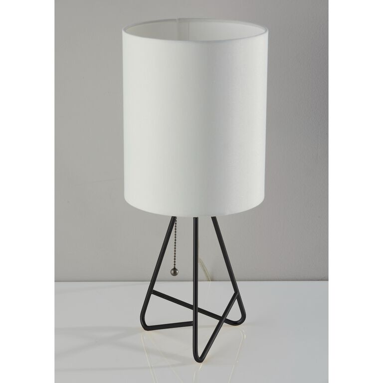 Nell Metal Abstract Tripod Table Lamp image number 3