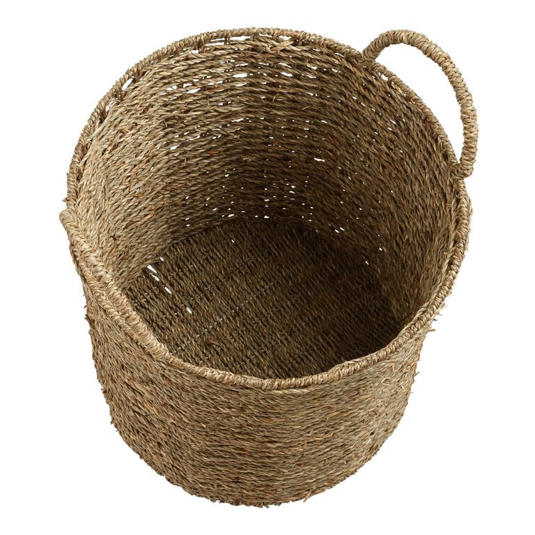 Trista Natural Seagrass Tote Basket image number 3