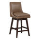 Henslowe Faux Leather Upholstered Swivel Counter Stool image number 0