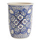 Tunis White and Blue Ceramic Utensil Holder image number 0
