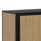 Leith Pine Wood and Rattan Cane Buffet with Shelf image number 5