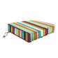 Sunbrella Striped Deep Seat Outdoor Chair Cushion image number 0