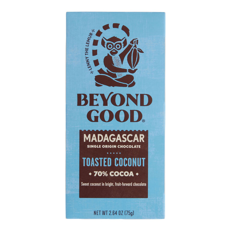 Beyond Good Madagascar Toasted Coconut 70% Chocolate Bar image number 1