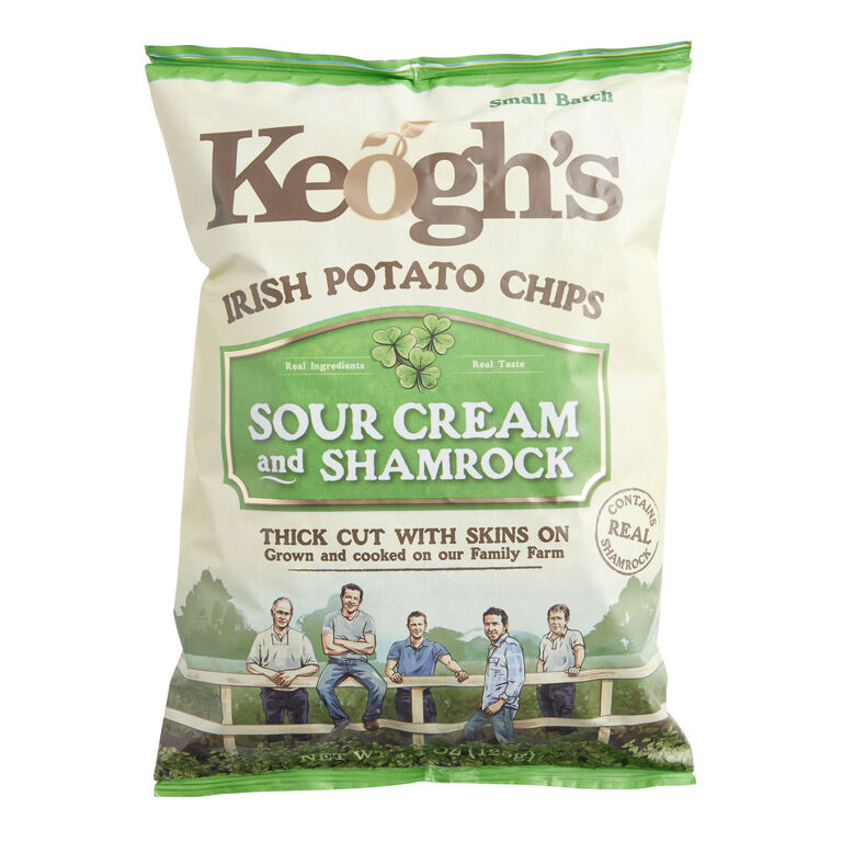 Shamrock and Sour Cream Potato Chips image number 1