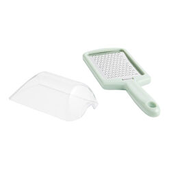 Stainless Steel Handheld Grater with Storage Container