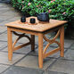Mendocino Teak Wood 3 Piece Outdoor Furniture Set image number 5