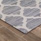 Gray And Beige Trellis Office Chair Mat image number 1