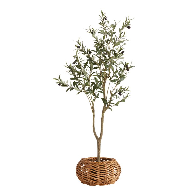 Faux Olive Tree 48 Inch image number 3