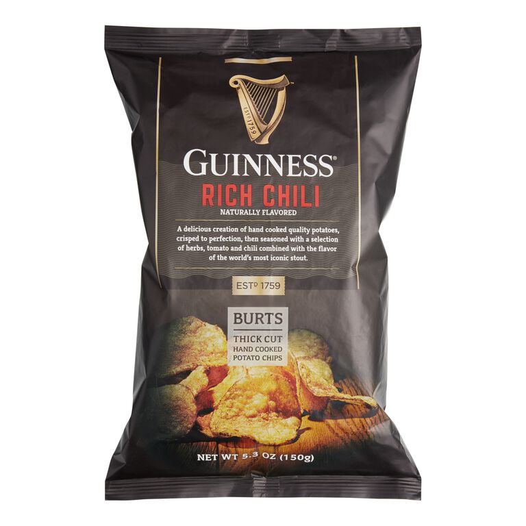 Burts Thick Cut Guinness Rich Chili Potato Chips image number 1