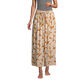 Arima Mustard and Ivory Leaf Wide Leg Pajama Pants image number 0