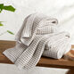 Light Gray Waffle Weave Cotton Hand Towel image number 1